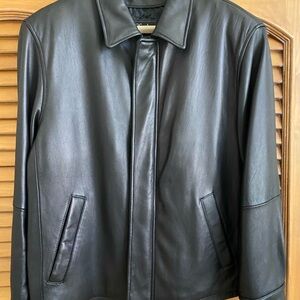Men's Black Leather Jacket
